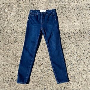 SOFT SURROUNDINGS Dark Wash‎ High Rise Jeans 28x28 Blue Stretchy